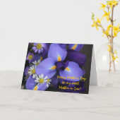 Iris & Niversity、Mother's Day Card for Mother-in-L カード (黄色い花)