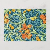 Iris, popular design by William Morris, ポストカード (正面)