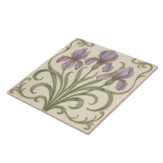 Iris Reverie: Nouveau Botanical タイル (側面)