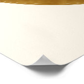 Iris Silhouette on Textured Brown Background  ポスター (角)