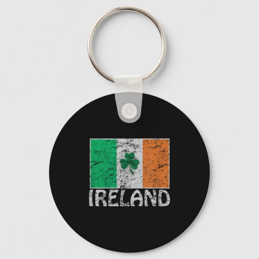Irische &amp; Irland Flagge Co. Ireland Flag Irish キーホルダー (正面)