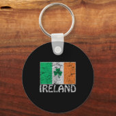 Irische &amp; Irland Flagge Co. Ireland Flag Irish キーホルダー (正面)