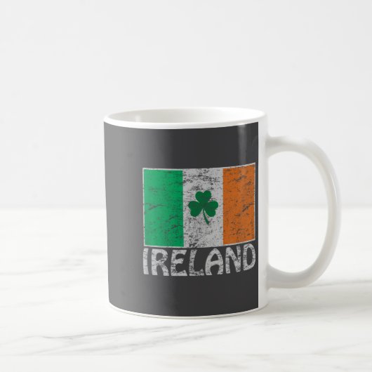 Irische &amp; Irland Flagge Co. Ireland Flag Irish コーヒーマグカップ (右)