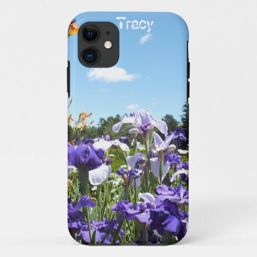 IrisesとSky iPhone 5ケース*パーソナライズ* Case-Mate iPhoneケース (裏面)