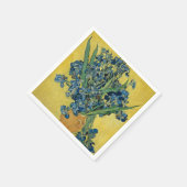 Irises付き花瓶by Vanゴッホ スタンダードカクテルナプキン (角)
