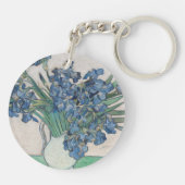 Irises、ファン・ゴッホ: キーホルダー (裏面)
