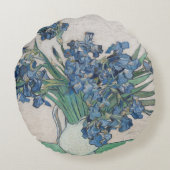 Irises、ファン・ゴッホ: ラウンドクッション (裏面)