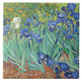 Irises (1889)ヴィンテージアートby Vincent Van Kawaii著 タイル