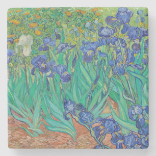 「IRISES 1889」Vincent VanゴッホSTONE COASTER著 ストーンコースター