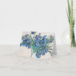 Irises (1890)はヴィンセント·ヴァン·ゴッホ著。 サンキューカード