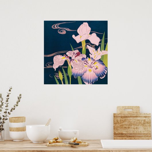 IRISES BY KUGYO TSUKIOKA ポスター (キッチン)