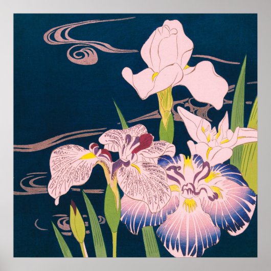 IRISES BY KUGYO TSUKIOKA ポスター (正面)