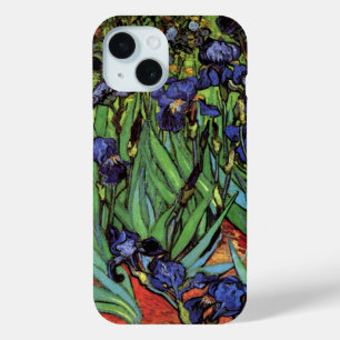 Irises by Vincent vanゴッホ、ヴィンテージ・ガーデン・アート iPhone 15ケース