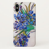 Irises by Vincent Van ゴッホブルーフラワーアート Case-Mate iPhoneケース (裏面)