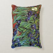 Irises by Vincent van ゴッホ、ヴィンテージ・ガーデン・アート アクセントクッション (正面(垂直))