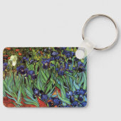 Irises by Vincent van ゴッホ、ヴィンテージ・ガーデン・アート キーホルダー (正面)