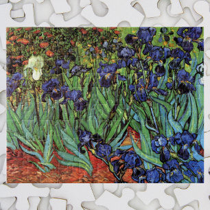 Irises by Vincent van ゴッホ、ヴィンテージ・ガーデン・アート ジグソーパズル