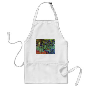 Irises by Vincent van ゴッホ、ヴィンテージ・ガーデン・アート スタンダードエプロン