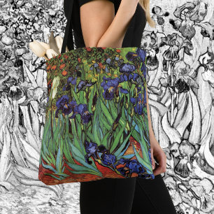 Irises by Vincent van ゴッホ、ヴィンテージ・ガーデン・アート トートバッグ