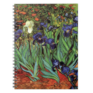 Irises by Vincent van ゴッホ、ヴィンテージ・ガーデン・アート ノートブック