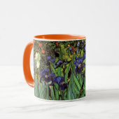 Irises by Vincent van ゴッホ、ヴィンテージ・ガーデン・アート マグカップ (正面左)