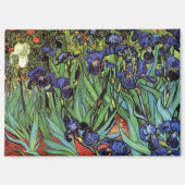 Irises by Vincent van ゴッホ、ヴィンテージ・ガーデン・アート マグネット (正面)