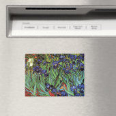 Irises by Vincent van ゴッホ、ヴィンテージ・ガーデン・アート マグネット (インサイチュ (食洗機))