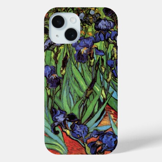 Irises by Vincent van ゴッホ、ヴィンテージ・ガーデン・アート Case-Mate iPhoneケース (裏面)
