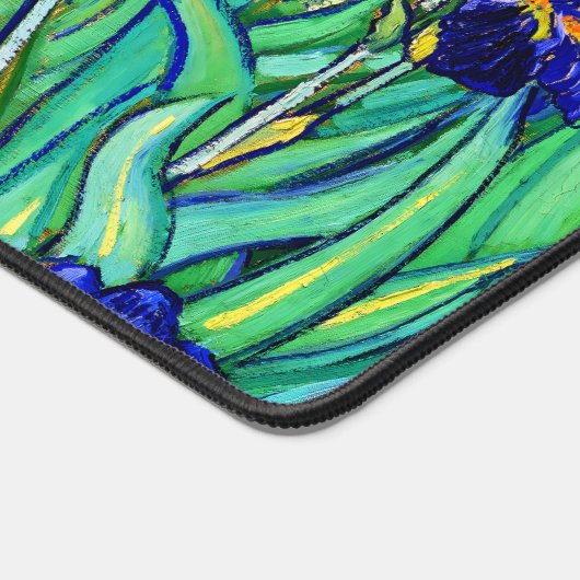 Irises by Vincent Van Gogh デスクマット (コーナー)
