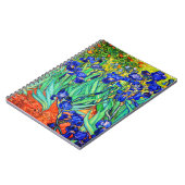 Irises by Vincent Van Gogh ノートブック (左側)