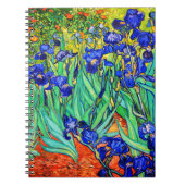 Irises by Vincent Van Gogh ノートブック (正面)