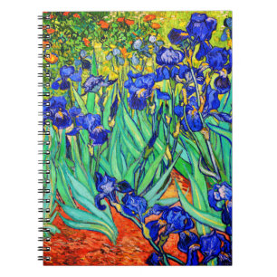 Irises by Vincent Van Gogh ノートブック