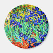Irises by Vincent Van Gogh マグネット (正面)