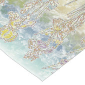 Irises Henna Complications Art Unity Candle Se ロングテーブルランナー (コーナー)