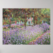 Irises in Monet's Garden ポスター (正面)