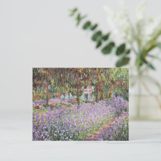 Irises in Monet's Garden ポストカード (スタンド正面)