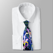 Irises, painting by Claude Monet, ネクタイ (タイ)