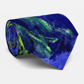 Irises, painting by Claude Monet, ネクタイ (ロール)