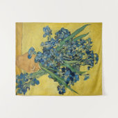 Irises - Vincent van Gogh Fine Art タペストリー (正面(横))