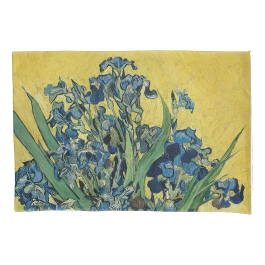Irises - Vincent van Gogh Fine Art 枕カバー (正面)