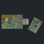 Irises Vincent van Gogh Painting 3.0フラッシュドライブ ウッドUSBフラッシュドライブ<br><div class="desc">ビンセント・ファン・ゴッホ(オランダ、1853 - 1890)アイリス、1889、油のキャンバス上のフレームなし： 74.3 x 94.3 cm （29 1/4 x 37 1/8インチ） 額縁： 94.9 x 114.9 x 11.4 cm （37 3/8 x 45 1/4 x 4 1/2インチ） J.ポール・ゲッティ美術館(ロサンゼルス)デジタル画像はゲッティのオープンコンテンツプログラムの提供。</div>