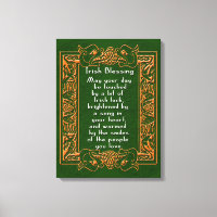 IRISHの賛美Canvas Print