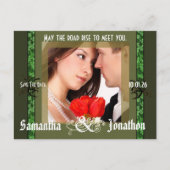 Irish写真で日付を保存 案内ポストカード (正面)