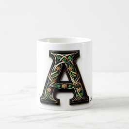 Irish A Monogram Coffee Mug コーヒーマグカップ