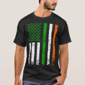 Irish American Flag Ireland Flag  St Patrick s Day Tシャツ (正面)