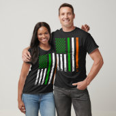 Irish American Flag Ireland Flag  St Patrick s Day Tシャツ (ユニセックス)