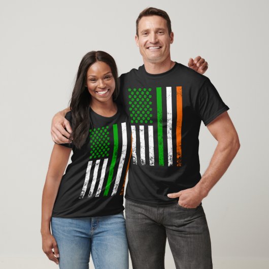 Irish American Flag Ireland Flag  St Patrick s Day Tシャツ (ユニセックス)