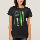 Irish American Flag Ireland Flag ST PATRICKS DAY G Tシャツ (正面)