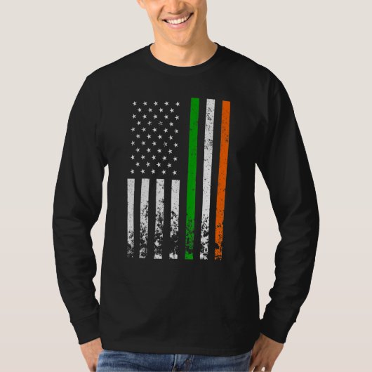 Irish American Flag Ireland Flag ST PATRICKS DAY G Tシャツ (正面)