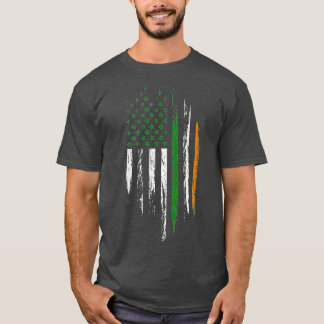 Irish American Flag Ireland Pride St Patrick's Day Tシャツ
